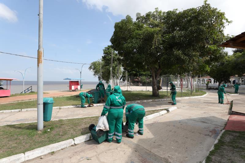 Mosqueiro, distrito de Belém, recebe mutirão de limpeza.