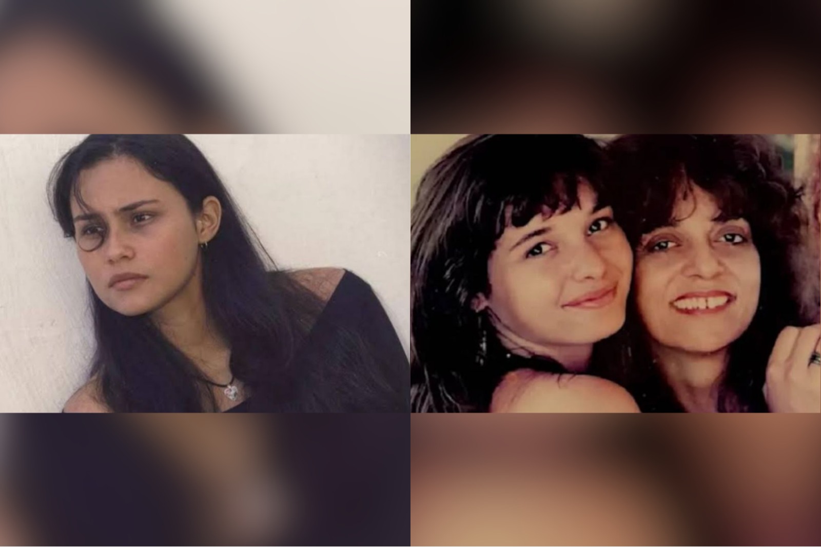 (Na foto estão: Paula Thomaz, à esquerda, Daniella Perez, no centro e Glória Perez, à direita)