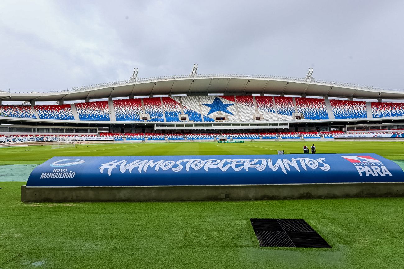 Estádio do Mangueirão será palco da final da Supercopa Grão-Pará neste domingo, 12.