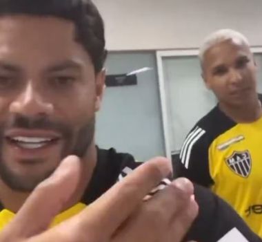 Imagem - Vídeo: Hulk zoa Deyverson por 'gordura extra' na reapresentação do Atlético-MG