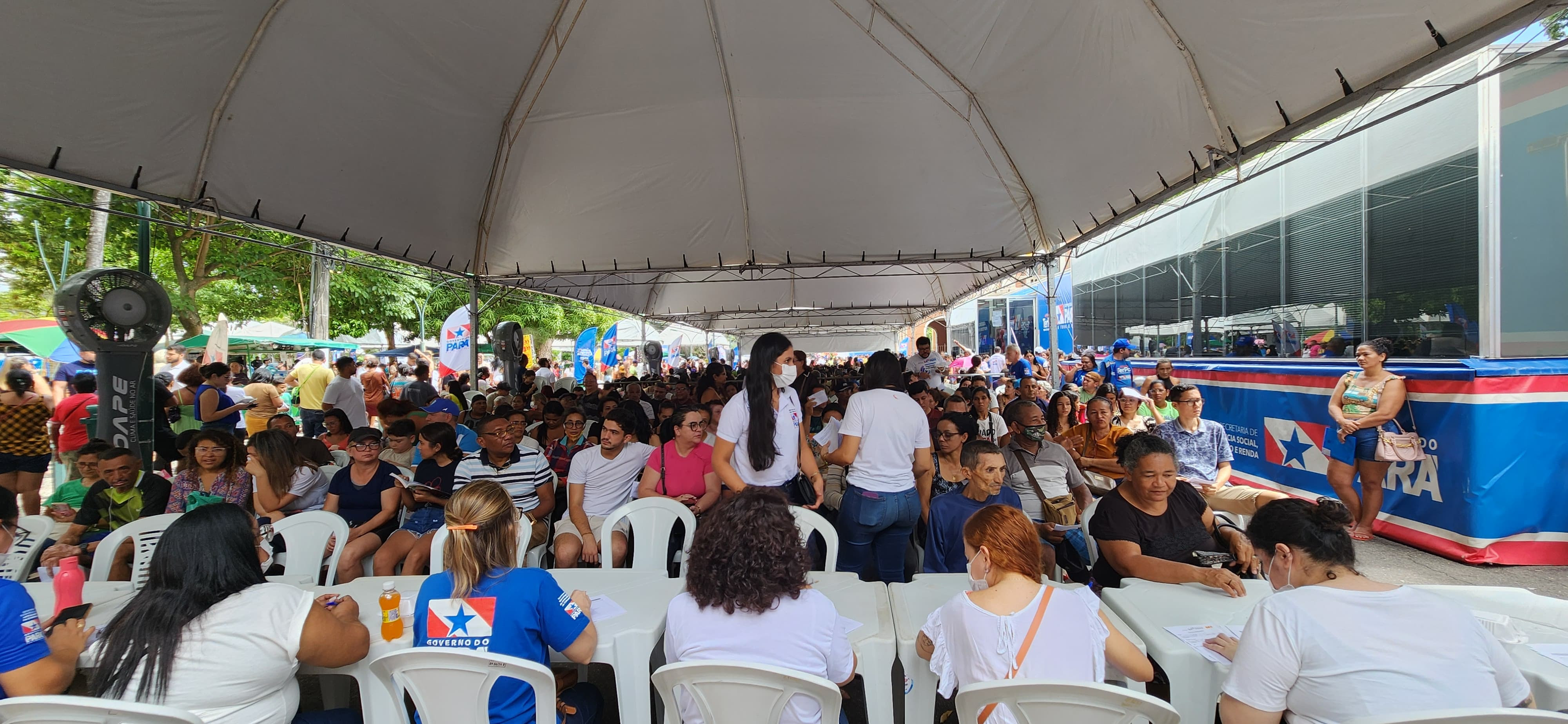 Ação de cidadania atraiu grande público no domingo, 12, dia do aniversário de Belém