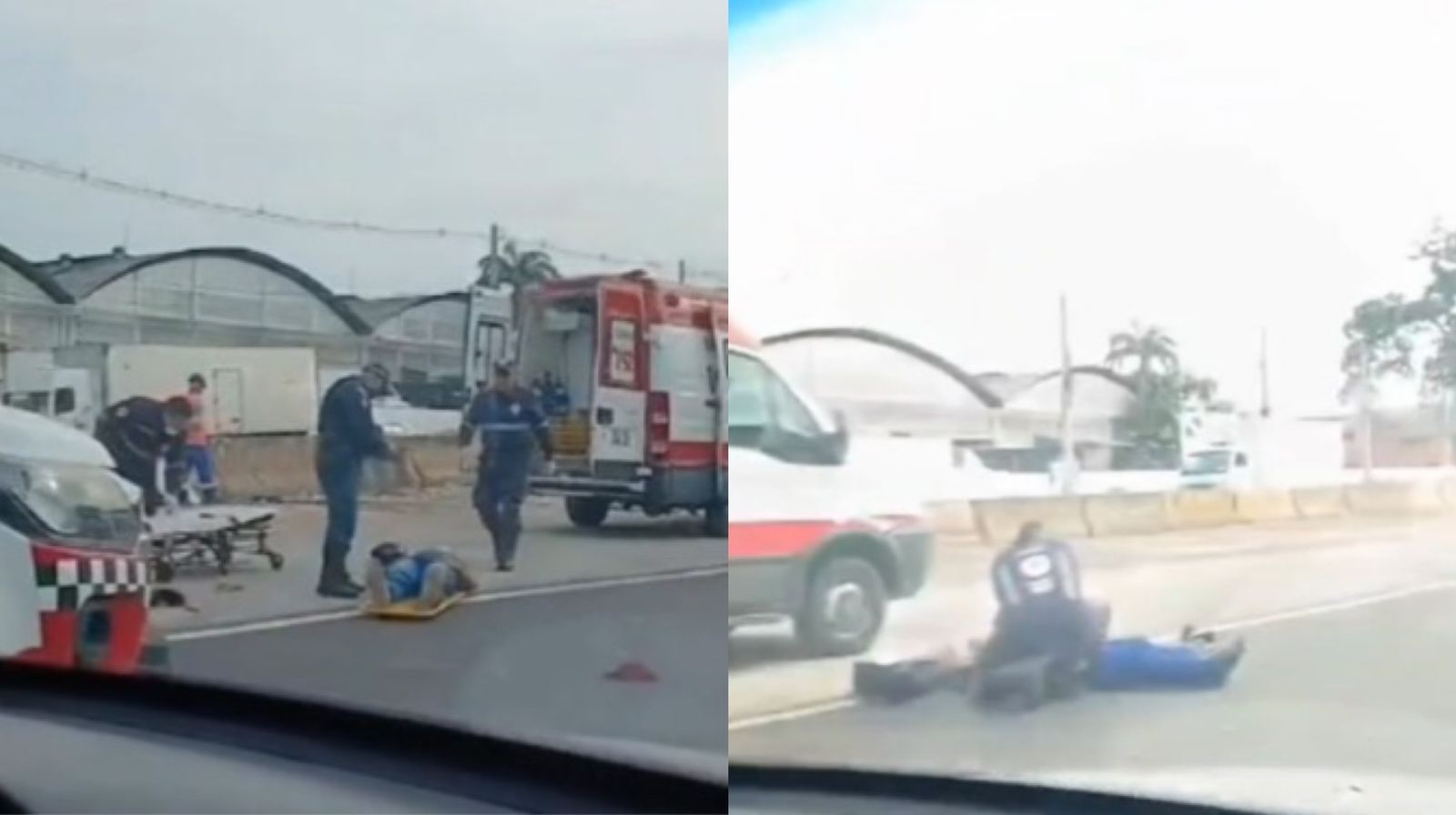 Acidente de trânsito deixou duas pessoas feridas e trânsito lento na Rodovia BR 316.