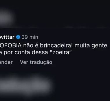 Imagem - Pabllo Vittar rebate 'zoeira' de Renata Fan: 'homofobia não é brincadeira'