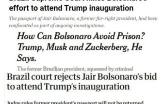 Proibição de Bolsonaro ir à posse de Trump repercute na imprensa mundial