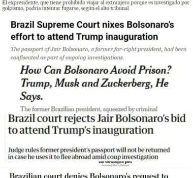 Imagem - Proibição de Bolsonaro ir à posse de Trump repercute na imprensa mundial