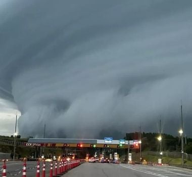 Imagem - Vídeo: nuvem parecida com tornado assusta moradores de Sorocaba, em São Paulo