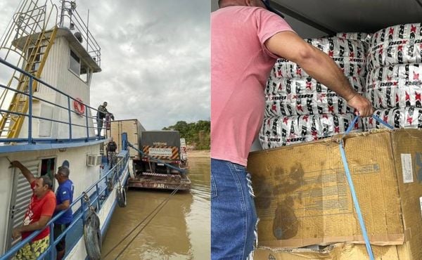 Produtos automobilísticos vindos de Manaus com nota irregular são apreendidos em Óbidos, no Pará