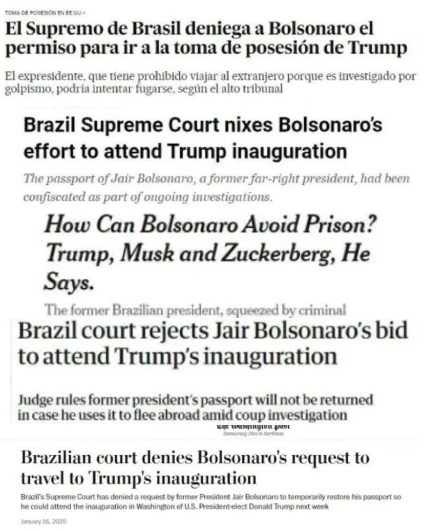 A devolução do passaporte do ex-presidente Jair Bolsonaro (PL) foi repercutida pelos principais jornais internacionais nos últimos dias.