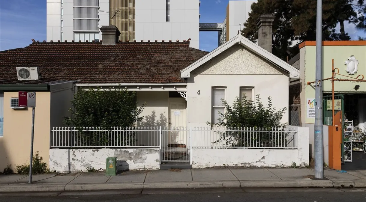 Casa onde foi fundada a banda AC/DC em Sidney, na Austrália.