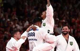 No Judô, Brasil bate EUA em disputa por equipes, 1ª após bronze em Paris