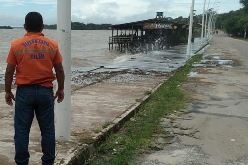 A Comissão de Defesa Civil de Belém (Comdec) esteve nessa região de Mosqueiro durante a semana, para iniciar novos estudos sobre as condições da infraestrutura.