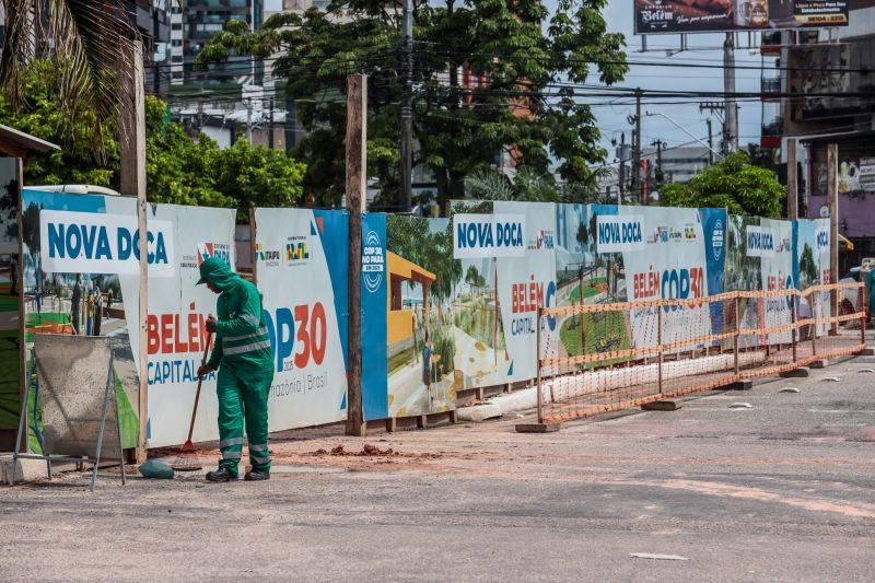 Trânsito na Rua Diogo Móia, em Belém, será alterado a partir de segunda-feira (20).