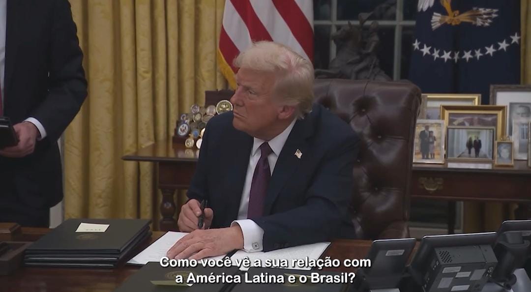 Donald Trump, presidente dos Estados Unidos.