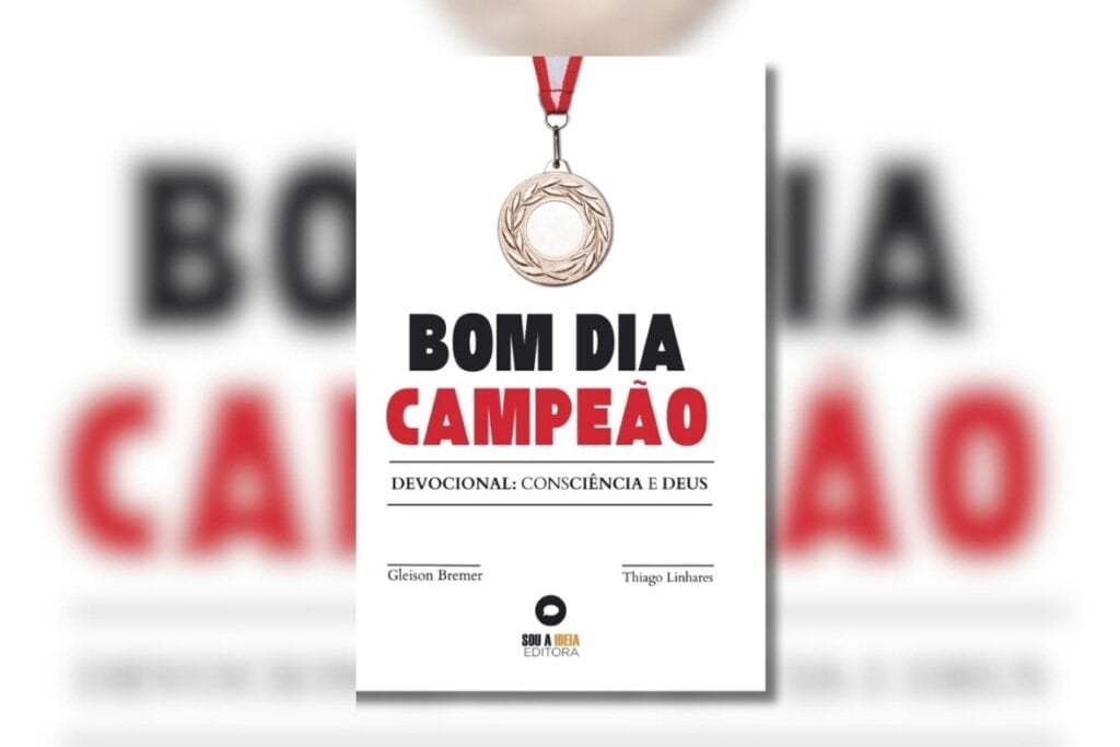 &#8220;Bom dia, Campeão&#8221; oferece práticas bíblicas para edificar a alma, técnicas de alta performance e inspirações de grandes esportistas (Imagem: Divulgação | Editora Sol a Ideia)