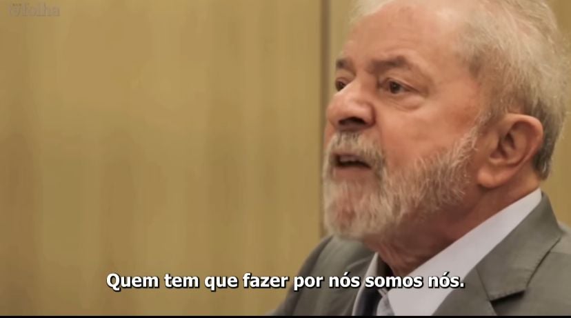 As falas de Lula ocorreram durante uma entrevista ao jornal El País, durante sua prisão no Paraná em abril de 2019.