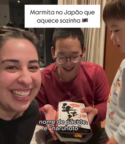 Vídeo: brasileira mostra marmita que aquece sozinha sensação no Japão