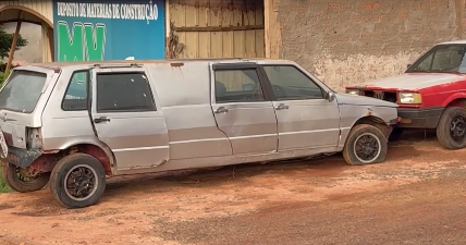 Imagem - Vídeo: Fiat Uno limousine, a transformação inusitada do carro mais popular do Brasil