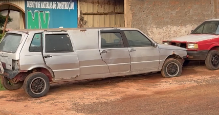 Vídeo: Fiat Uno limousine, a transformação inusitada do carro mais popular do Brasil