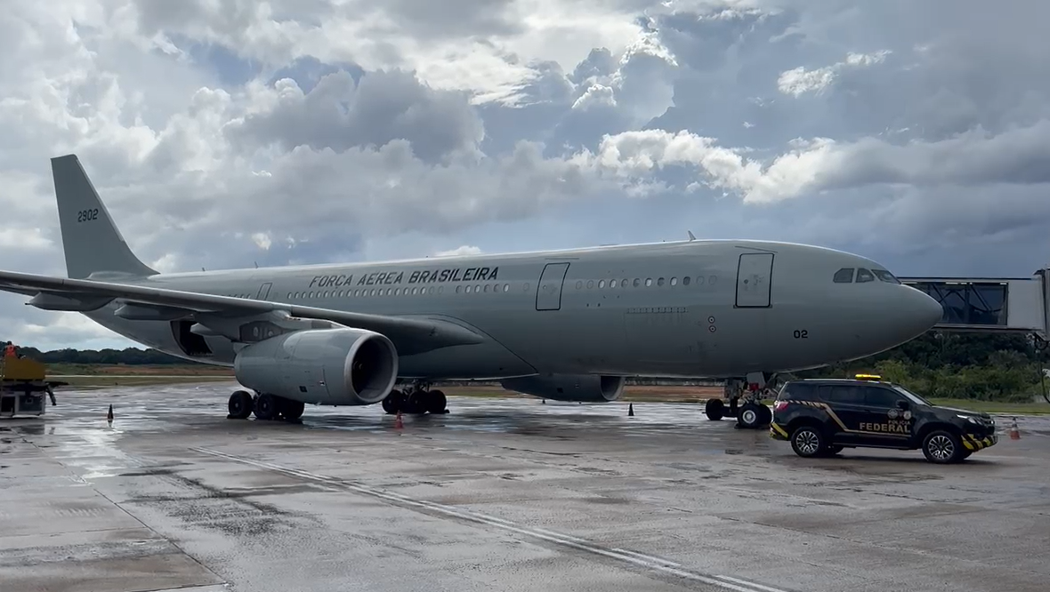 Aeronave KC-30, do Segundo Esquadrão do Segundo Grupo de Transporte (2º/2º GT - Esquadrão Corsário)