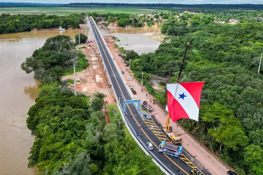 Imagem - Ponte que interliga municípios da região do Alto Rio Capim é entregue no Pará