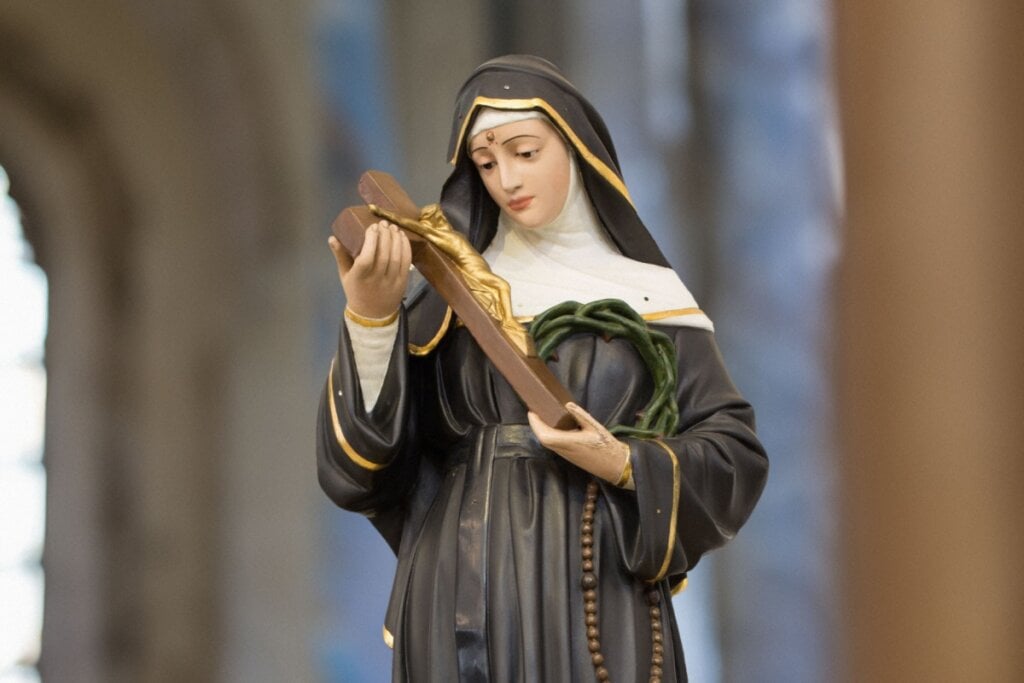 Santa Rita de Cássia é conhecida como intercessora das causas impossíveis (Imagem: ANTHONY PAZ | Shutterstock) 