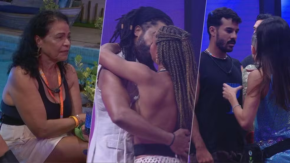 Imagem - Festa tem primeiro beijo, reação de Vilma e DR entre amigos no BBB 25