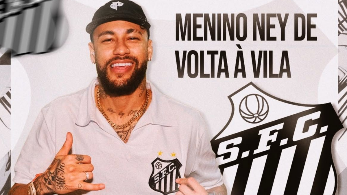 Neymar anuncia oficialmente seu retorno ao Santos; assista