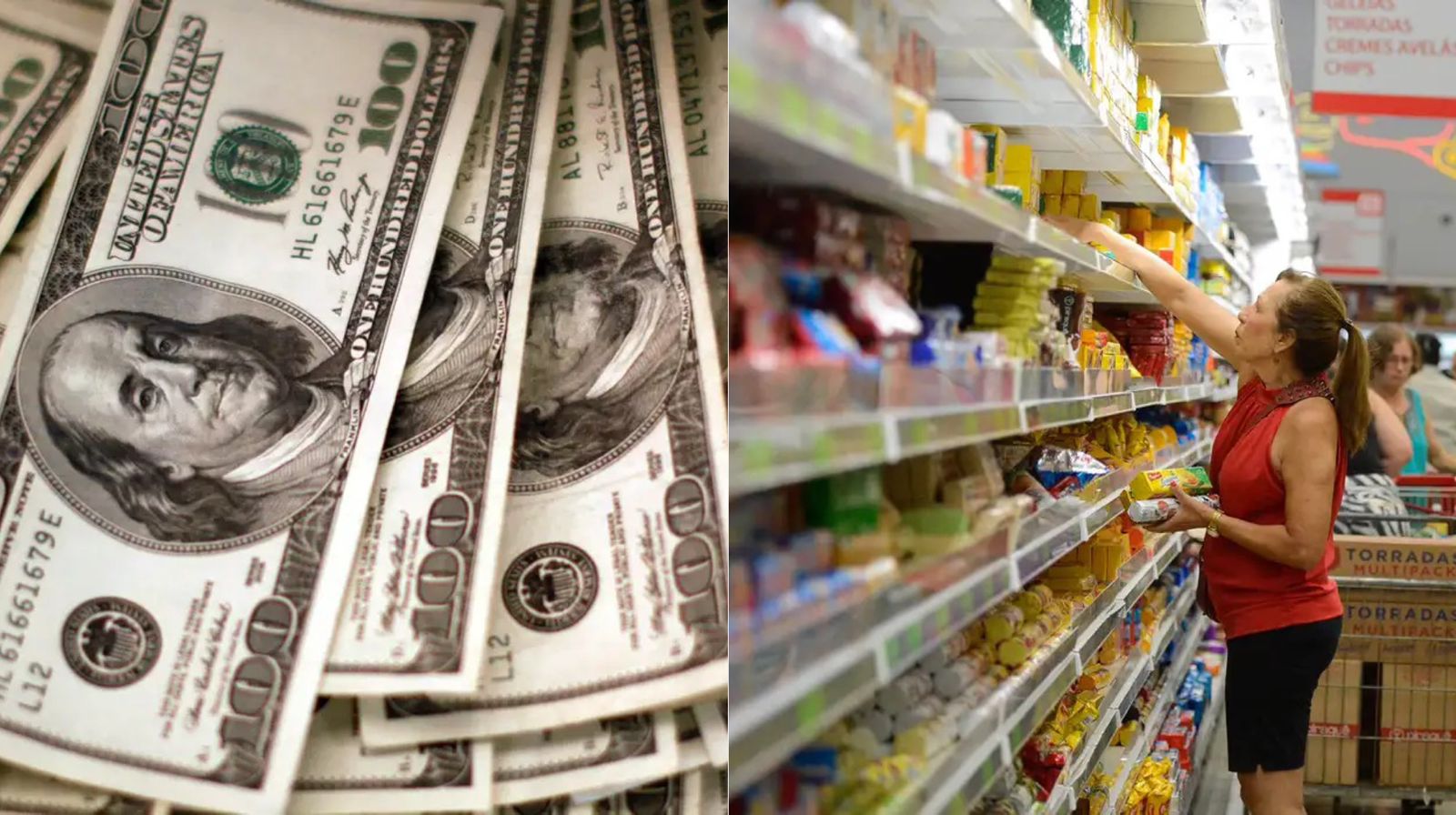 A redução do preço do dólar deve refletir na baixa do preço dos alimentos.