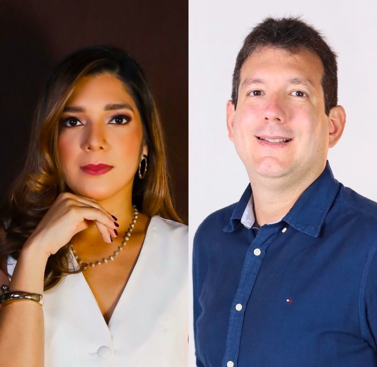 Os fisioterapeutas Raphael Torres e Maiana Pinheiro, que comandam a Clínica Physio. 