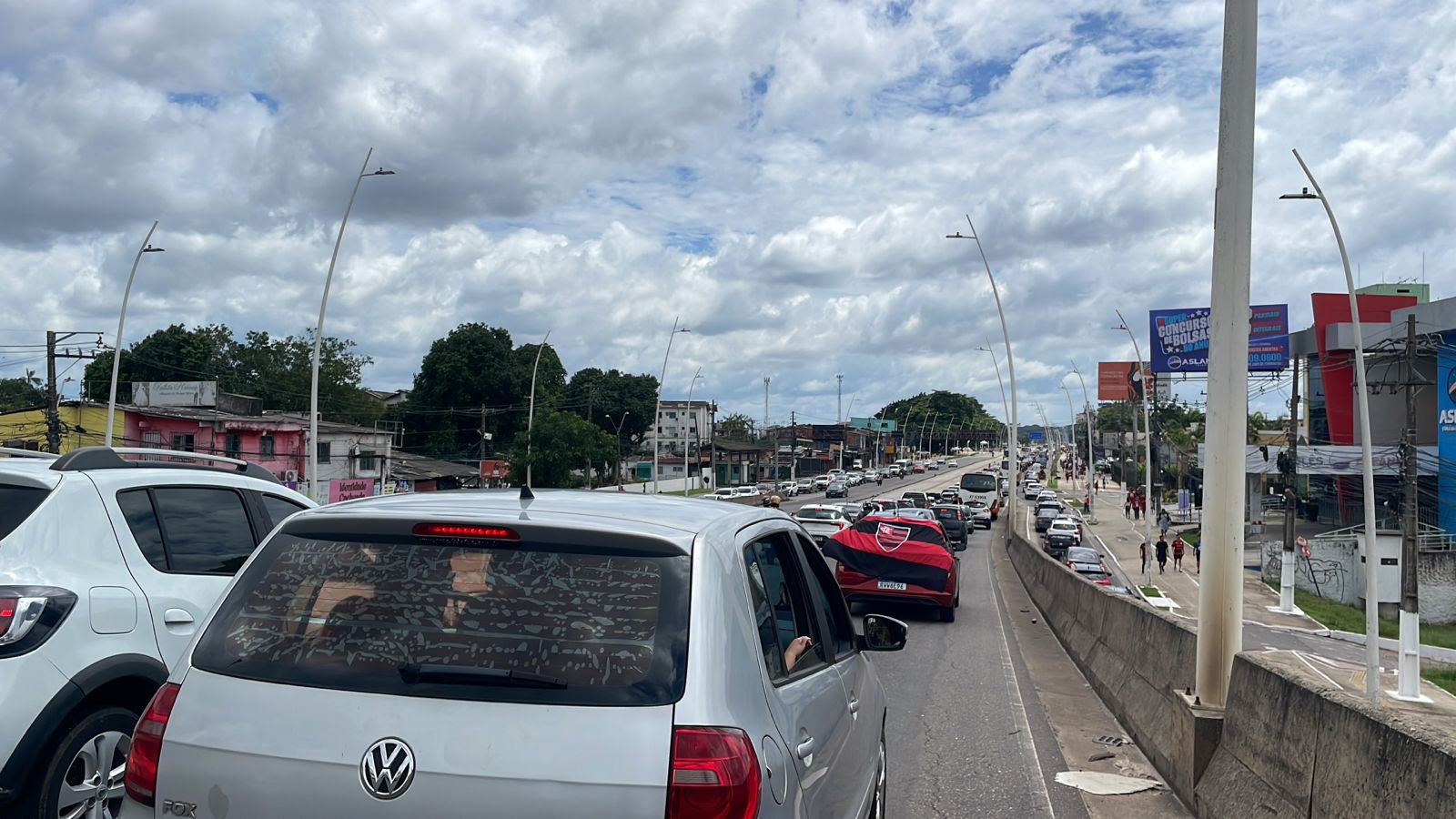 Imagem - Vídeo: trânsito no entorno do Mangueirão já está lento; confira