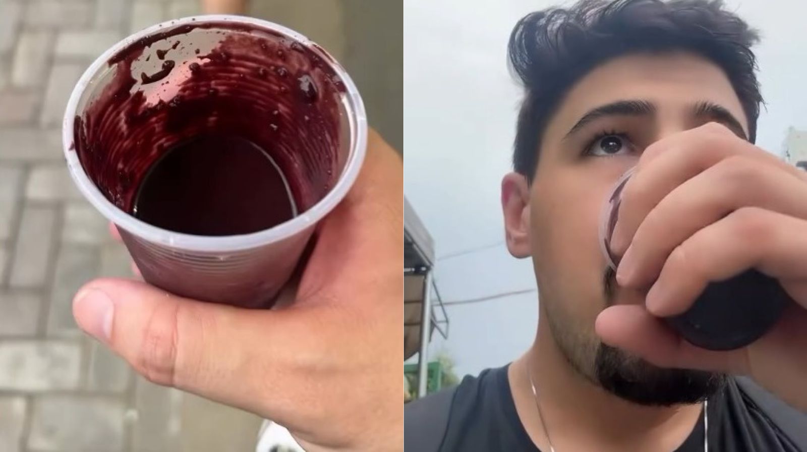 Imagem - Influencer torcedor do Botafogo prova açaí e avalia a culinária paraense; assista