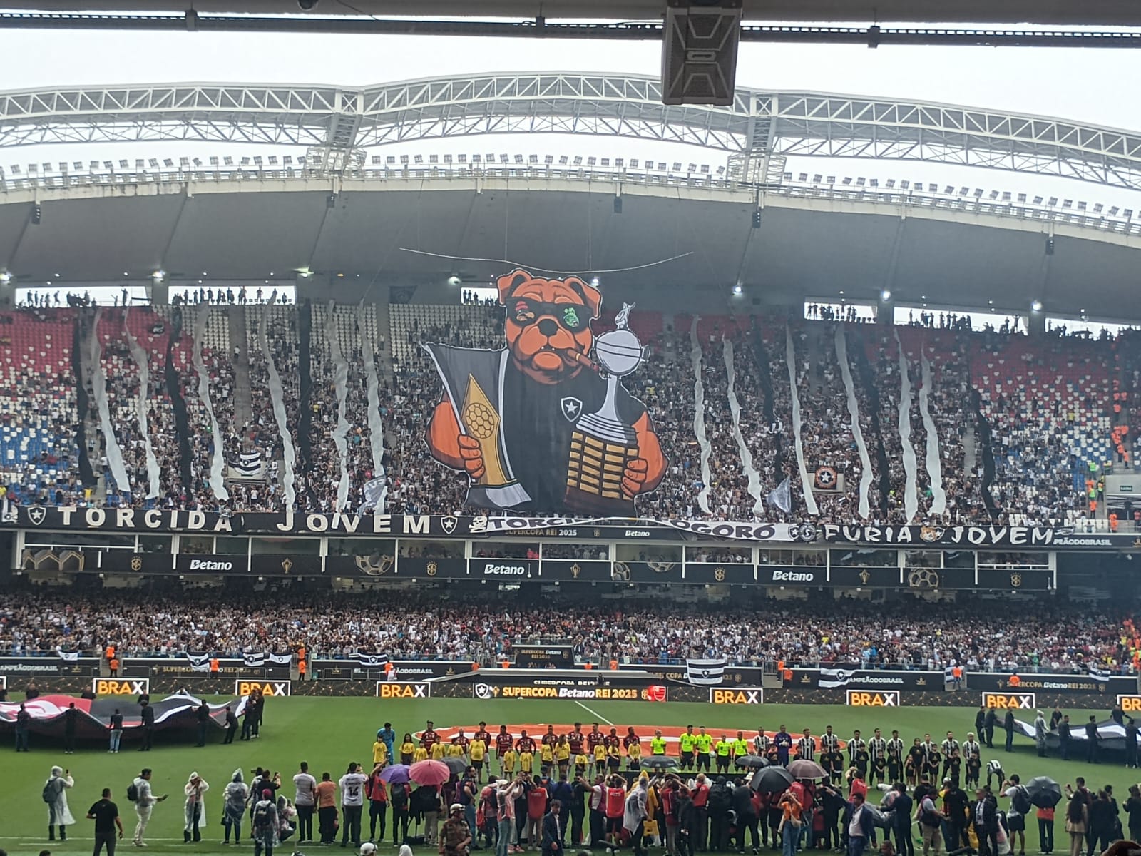 Imagem - Torcida do Botafogo faz mosaico 3D no Mangueirão, em Belém; veja