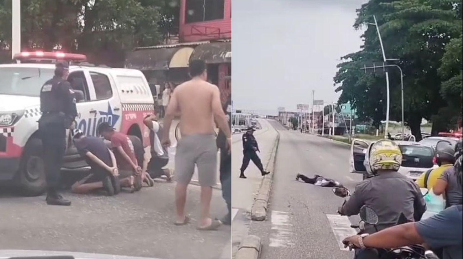 Imagem - Vídeo: criminosos tentam fazer arrastão próximo ao Mangueirão e são presos, em Belém