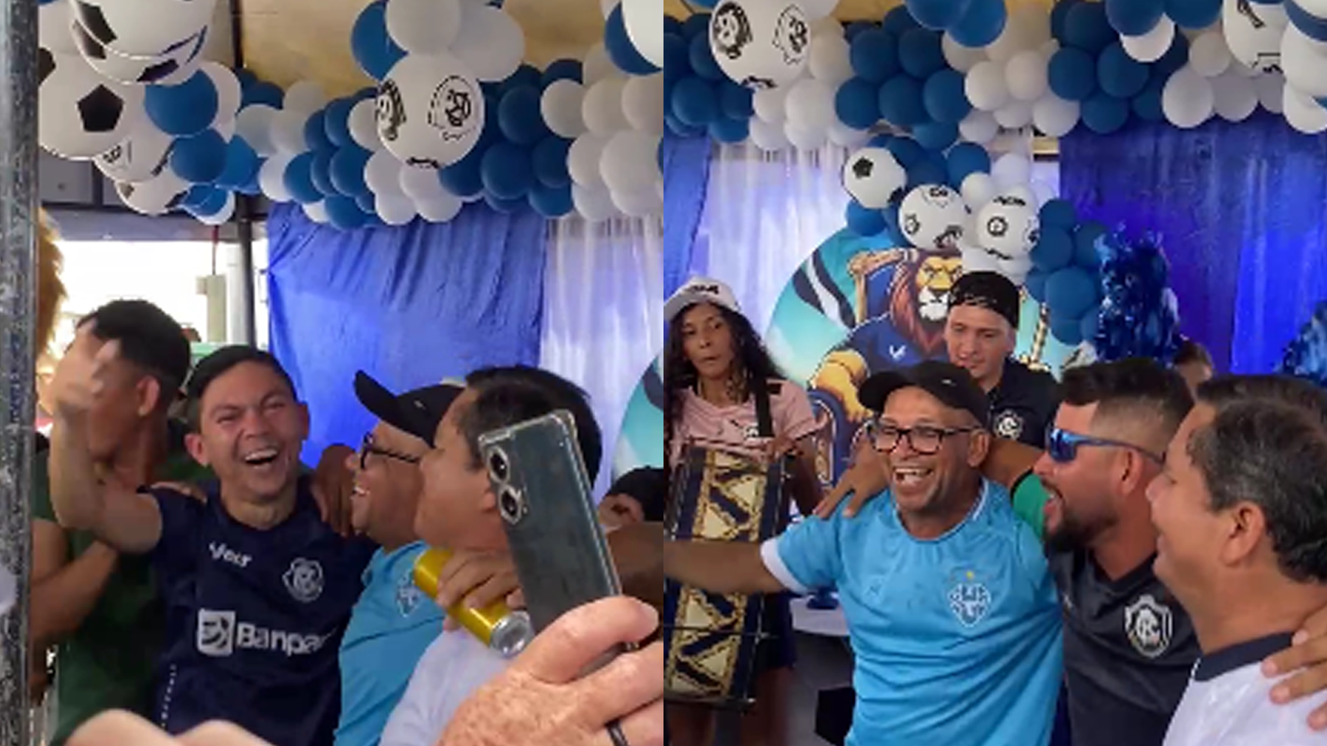 Imagem - Torcedor do Paysandu celebra aniversário do Remo com azulinos