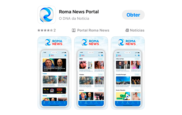 Aplicativo Roma News Portal na APP Store.