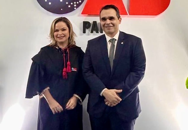 Dra. Neila Costa e Dr. Sávio Barreto, Presidente da OAB-Pa