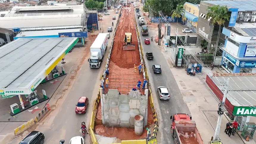 Será iniciada uma nova etapa da construção do viaduto na confluência das Avenidas Mário Covas e Independência, em Belém.