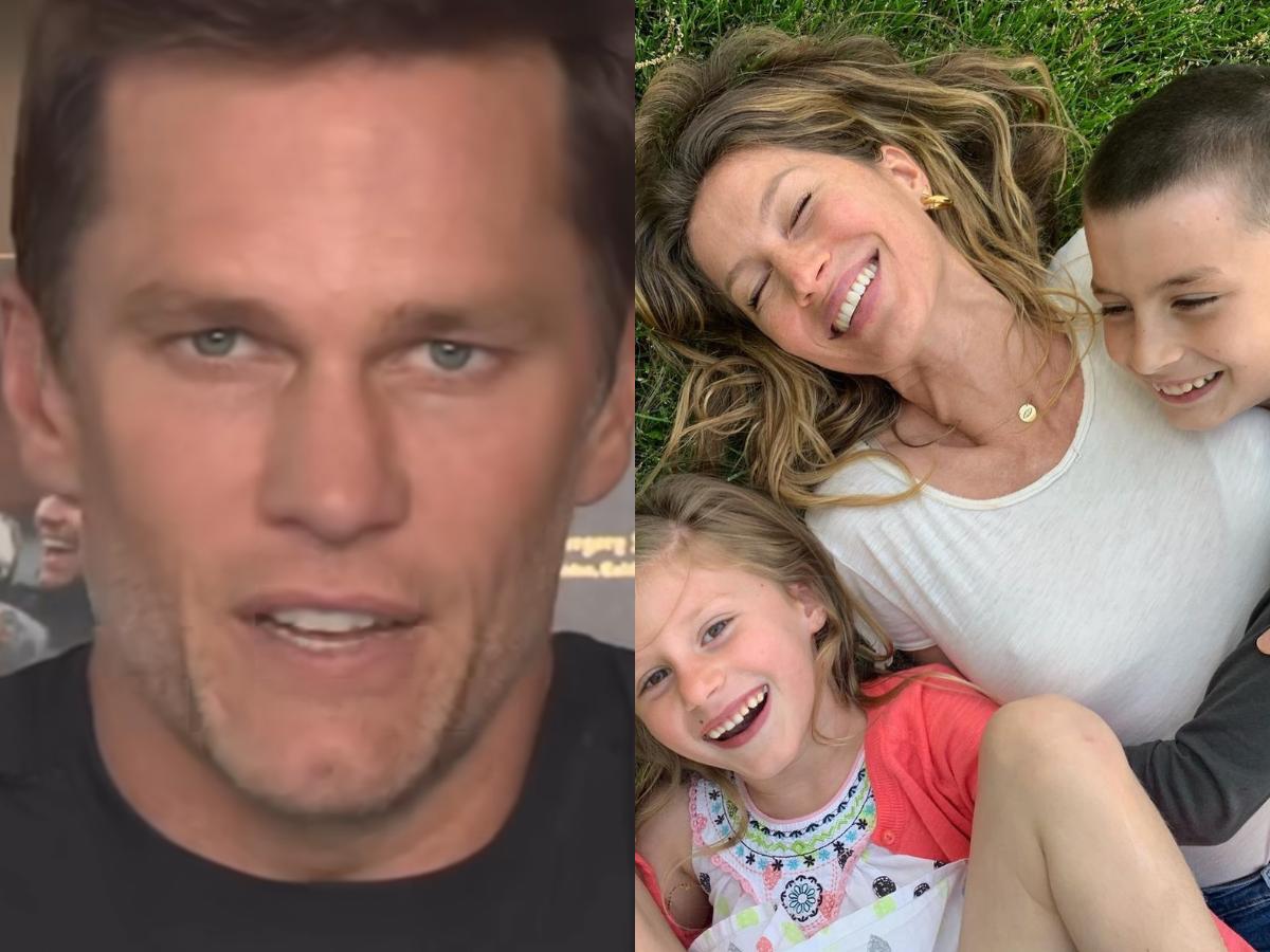 Gisele é mãe de dois filhos de Brady, Benjamin de 15 anos e Vivian Lake de 12.