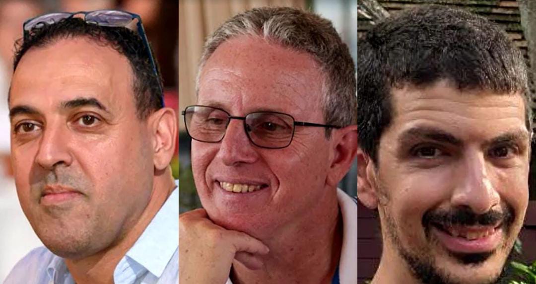 Os reféns soltos neste sábado são: Eli Sharabi, 52 anos; Ohad Ben Ami, 56 anos; e Or Levy, 34 anos.