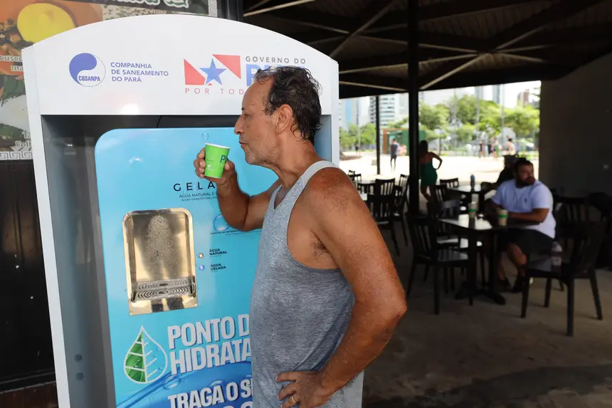 Novidade é essencial para a saúde, principalmente nos dias de alta temperatura na capital.