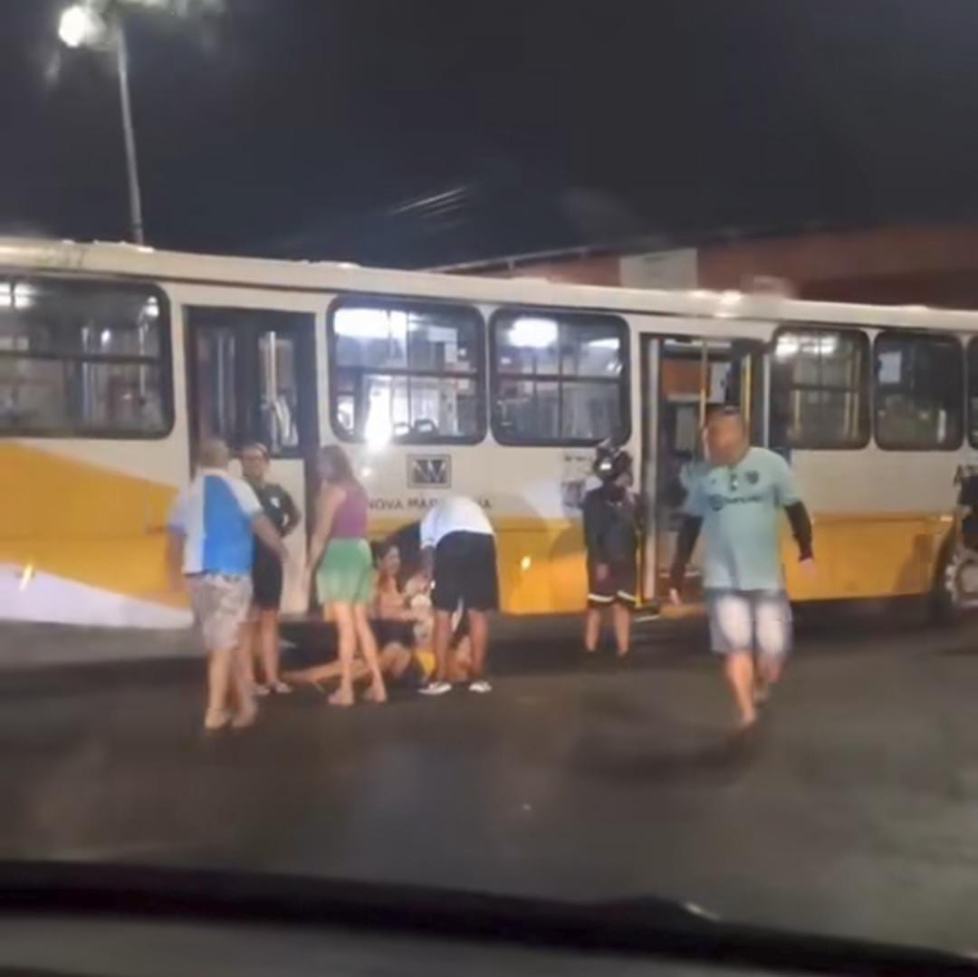 Imagem - Belém: motociclista é atingido por um ônibus na Av. Almirante Barroso