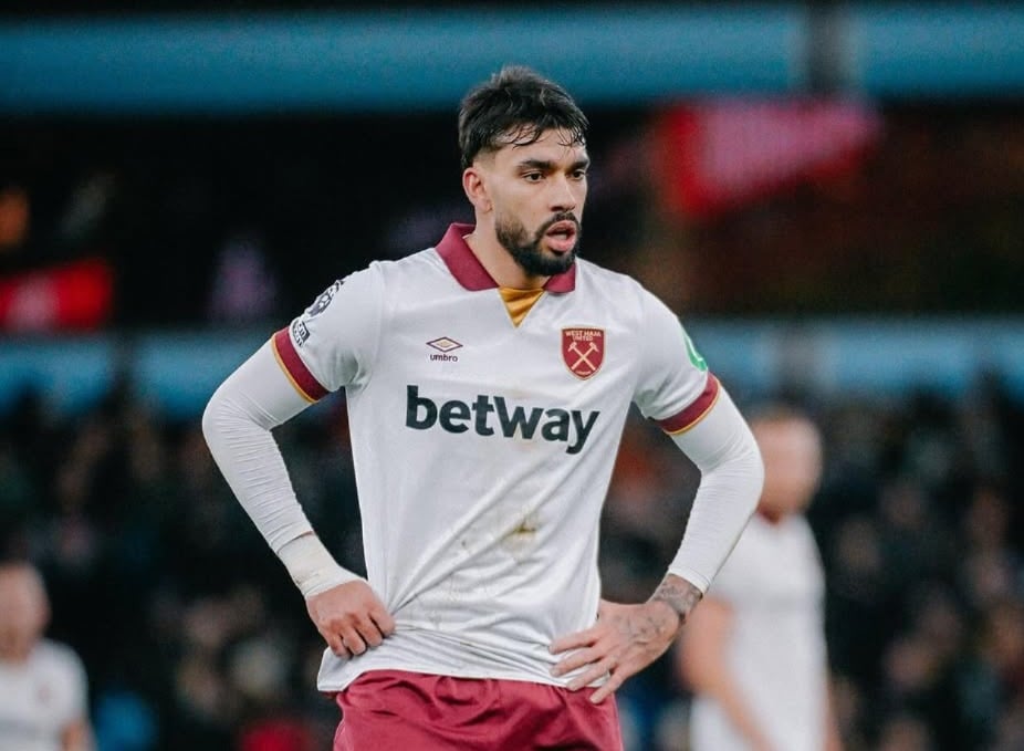 Paquetá em ação pelo West Ham.