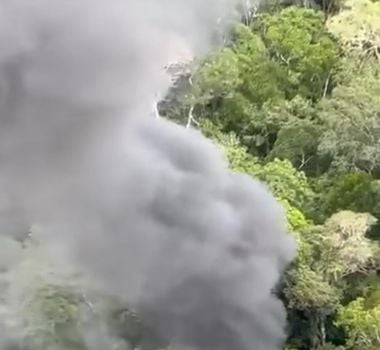 Imagem - FAB abate avião venezuelano carregado com drogas; duas pessoas morreram