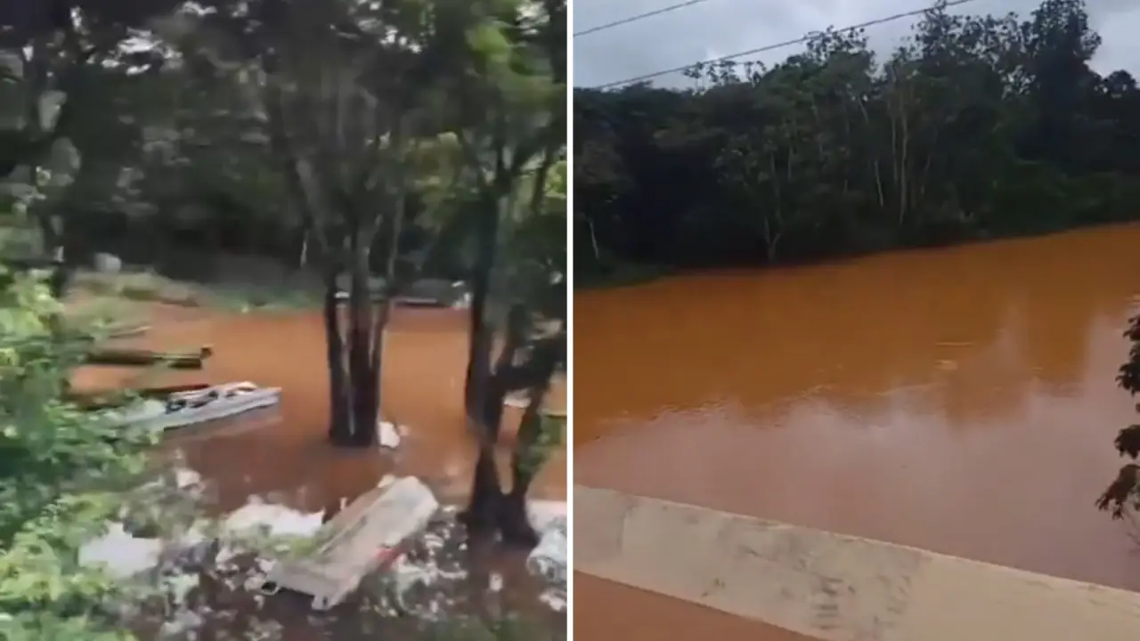 Imagem - Barragem de garimpo ilegal se rompe e provoca desastre ambiental no Amapá