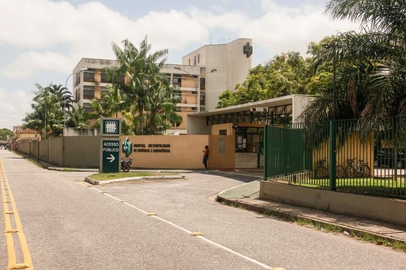 Hospital Metropolitano de Urgência e Emergência (HMUE), em Ananindeua, na Região Metropolitana de Belém.