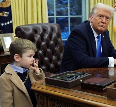 Imagem - Filho de Elon Musk rouba a cena em coletiva do pai com Trump na Casa Branca