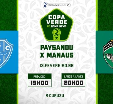 Imagem - Na estreia de Luizinho Lopes, Paysandu encara o Manaus pelas quartas da Copa Verde