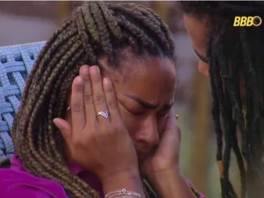 Imagem - Aline chora no BBB 25 ao falar com Diogo sobre antiga dupla