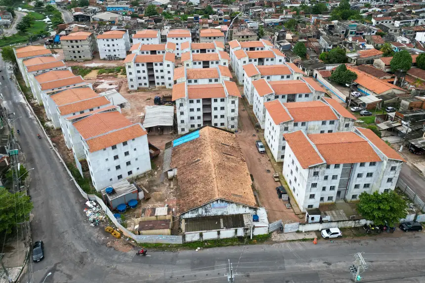 Imagem - Construção de 25 blocos residenciais na Terra Firme avança e vai beneficiar 400 famílias