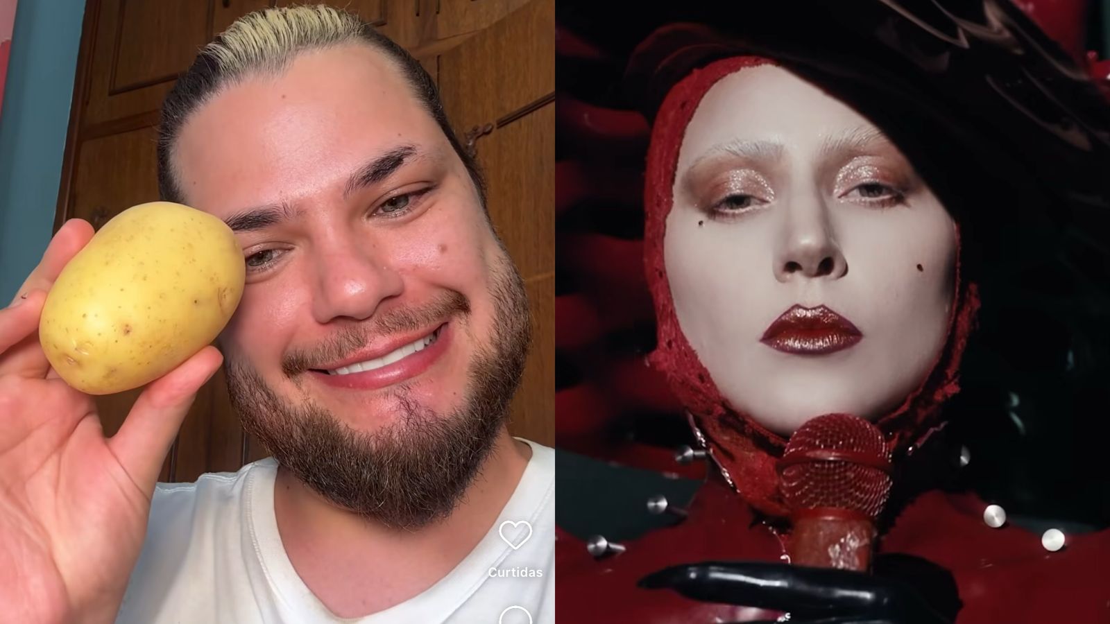 Imagem - Artista plástico transforma batata e Lady Gaga e viraliza; assista